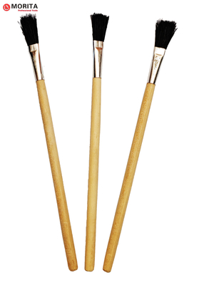Wasserleitungswerkzeuge Flussbürste Holzgriffe Bristel Holz Länge 195mm 25mm*12mm Fluss oder Klebstoff auf Gelenke und Fäden auftragen