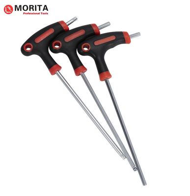 Schraubenzieher und Steckdosensatz T-Griff Allen Schlüssel CR-V Stahl Schlitten Phillips Pozi And Torx Extra Long Design Starke Torsion