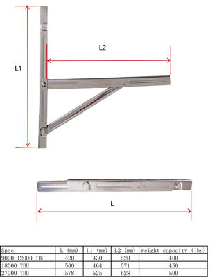 kaufen Split-Klimaanlage Halterung Schwerlastwandhalterung Universal-AC-Halterung mit Hardware online manufacture