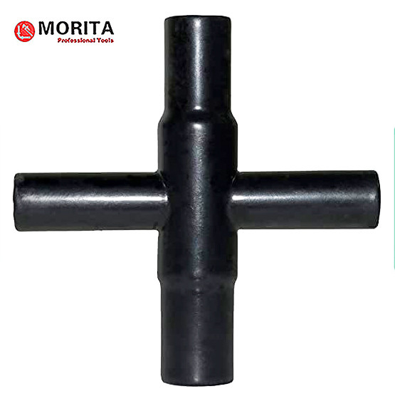 Klempnerwerkzeuge 4 Wege Sillcock Schlüssel 4 Schraubenschlüssel Größen-1/4 ′′,9/32 ′′,5/16 ′′,11/32 ′′ (1 Packung) Edelstahl