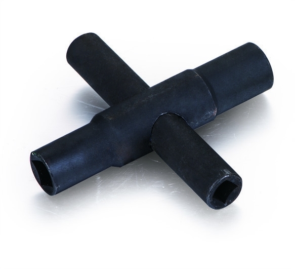 Klempnerwerkzeuge 4 Wege Sillcock Schlüssel 4 Schraubenschlüssel Größen-1/4 ′′,9/32 ′′,5/16 ′′,11/32 ′′ (1 Packung) Edelstahl