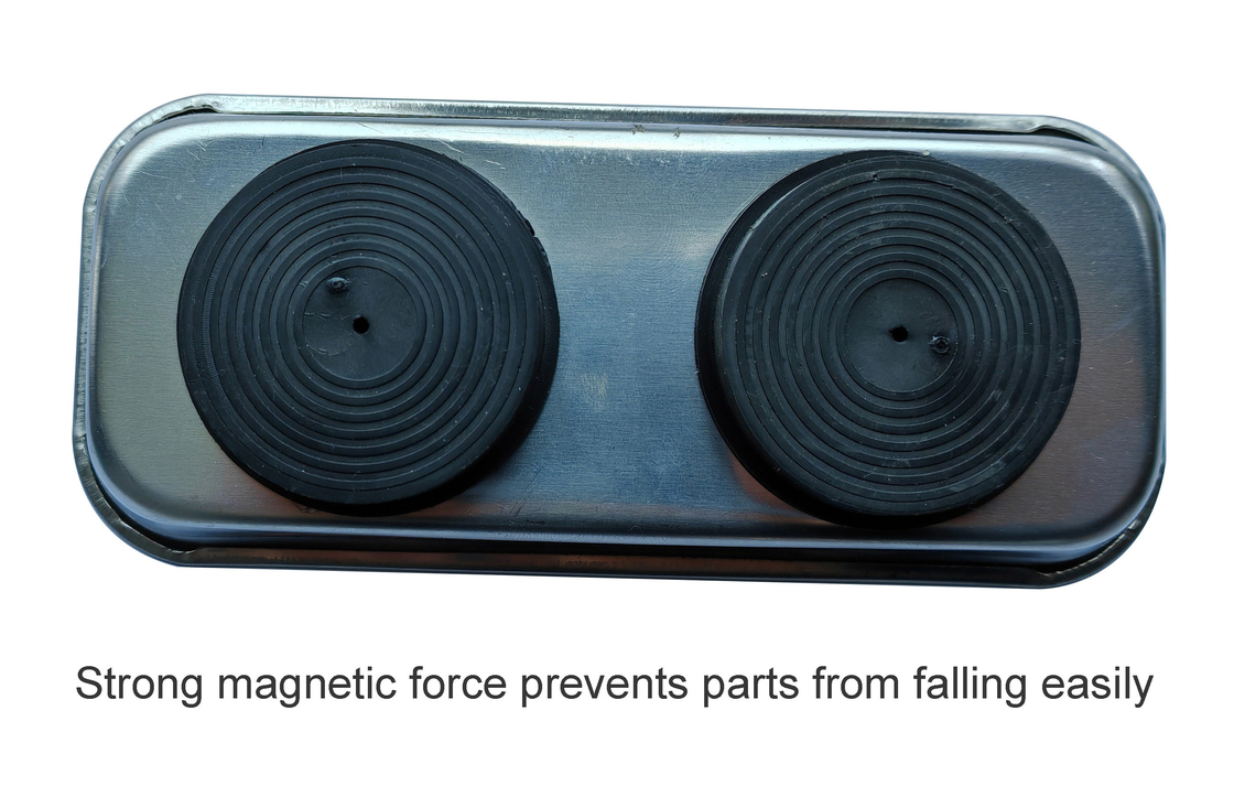 Griff-Bolzen, Nüsse, Schrauben und Teile des Rechteck-magnetische Schüssel-Edelstahl-150*65mm