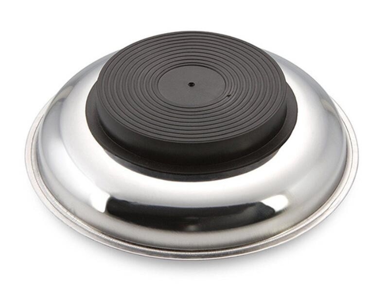 Rohrleitungswerkzeuge Runde Magnetschüssel aus Edelstahl Durchmesser 150 mm Haltebolzen, Muttern, Schrauben und Teile