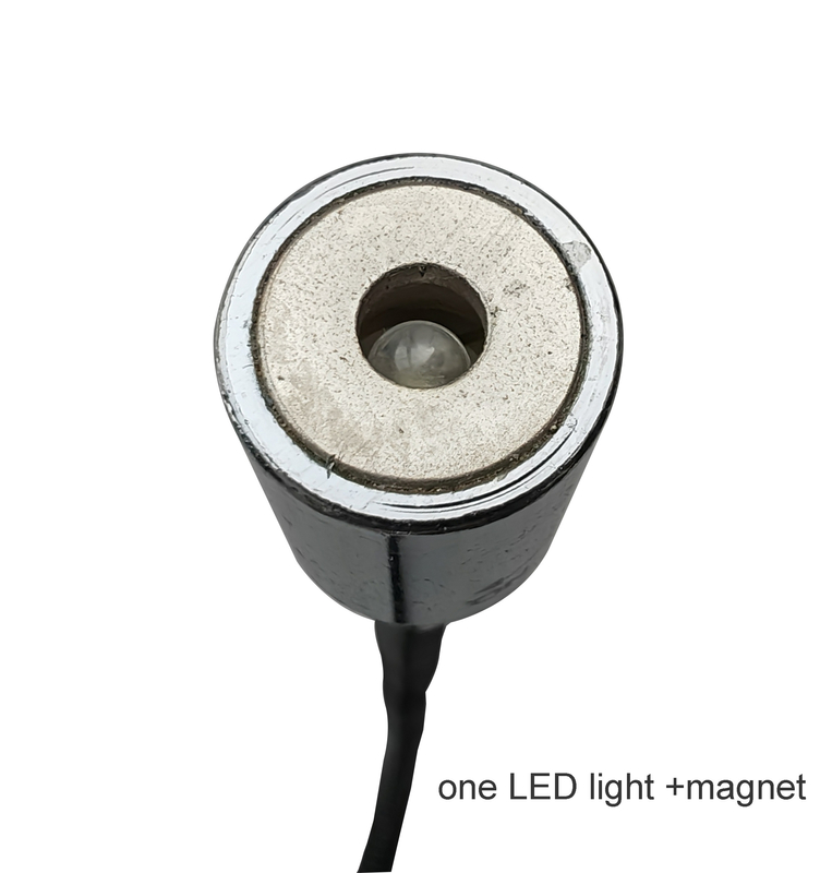 Klempnerwerkzeuge Magnetische Aufnahmegerät mit Lignt biegbare Stange Edelstahl Kapazität 3lb Länge 595mm