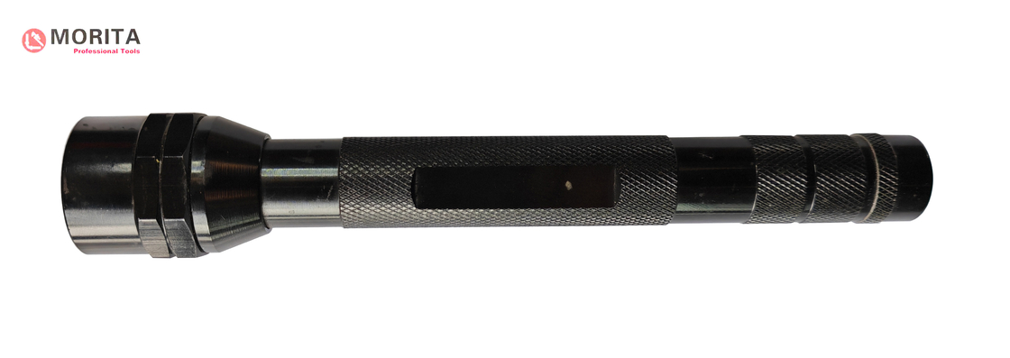 Sanitärwerkzeuge Teleskopmagnetflasche mit 6 LED-Lampen 360° einstellbarer Weichhals Aluminiumlegierung 640mm