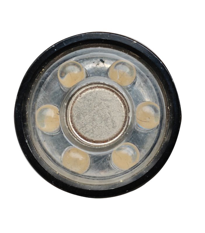 Sanitärwerkzeuge Teleskopmagnetflasche mit 6 LED-Lampen 360° einstellbarer Weichhals Aluminiumlegierung 640mm