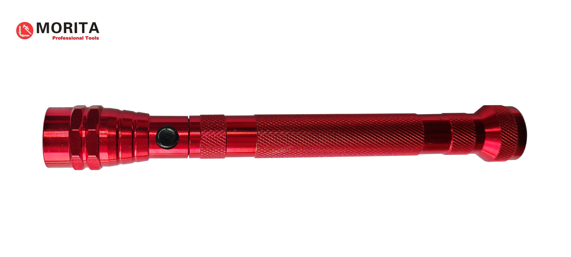 Teleskopische Magnet Taschenlampe Sanitärwerkzeuge Pick-up-Werkzeuge Mit 3 LED-Lampen 360-Grad-Verstellbarer Weichhals Magnet