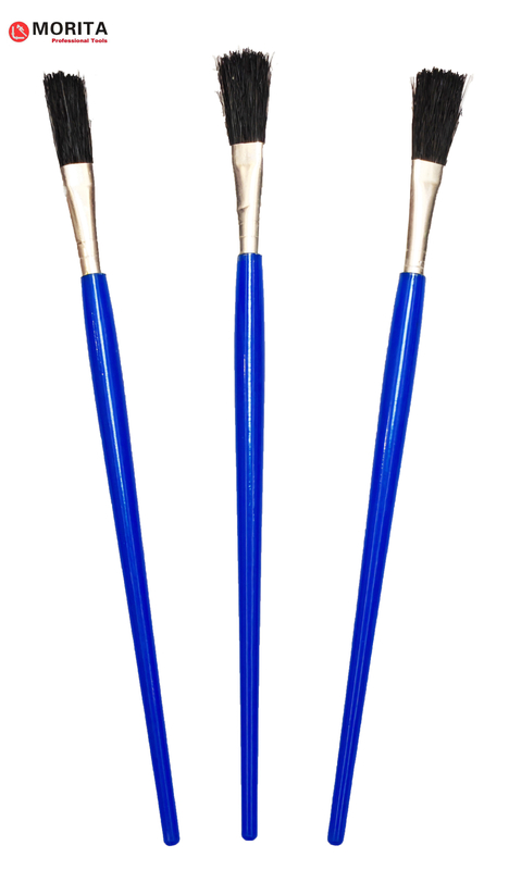 Flussbürste Kunststoffgriff Sanitärwerkzeuge Set Bristle Kunststoff Länge 195mm Aufwenden von Fluss oder Kleber auf Gelenke und Fäden