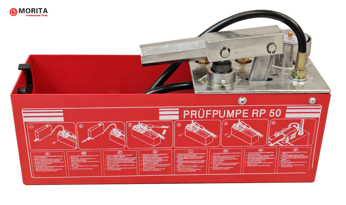 Hydraulische Testpumpe 5Mpa 12L Rohrleitungswerkzeuge Messing und Stahl und Alloy Druckwasserleitung und Leckageprüfung