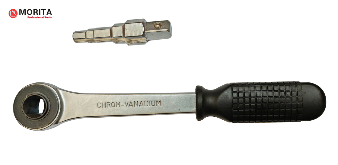 Rohrschlüssel Heizkörper Ratschett Spanner Set Cr-V Stahl Länge 270mm/10.5 " 2-in-1 Kopf