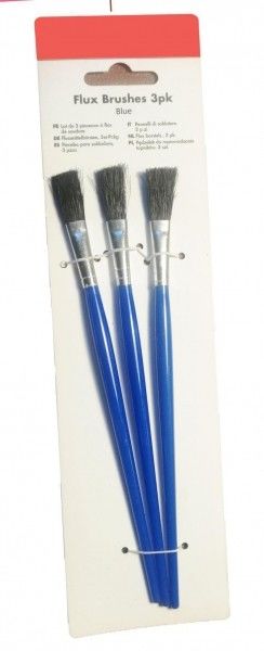 Flussbürste Kunststoffgriff Sanitärwerkzeuge Set Bristle Kunststoff Länge 195mm Aufwenden von Fluss oder Kleber auf Gelenke und Fäden